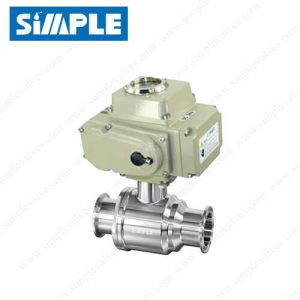 1.5 Tri Clamp Ball Valve, Sanitary Electric Actuated Ball Valve