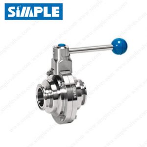 2 Tri Clamp Ball Valve, Sanitary Butterfly-type Ball Valve, Manual Type