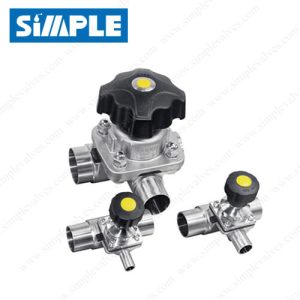 3 Way Sanitary Diaphragm Valves