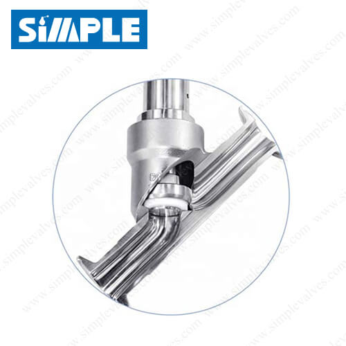 Angle Seat Valve Section View Angle Seat Valve Section View