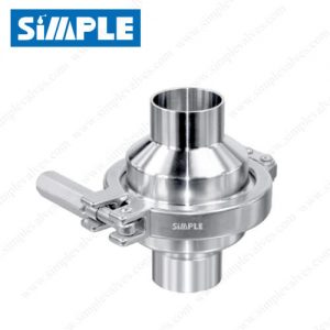 Hygienic Check Valve with Butt-weld Ends, Spring Check Valve