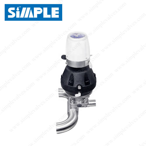 Hygienic Diaphragm Valves with 3-way U Body and C-TOP Hygienic Diaphragm Valves with 3-way U Body and C-TOP