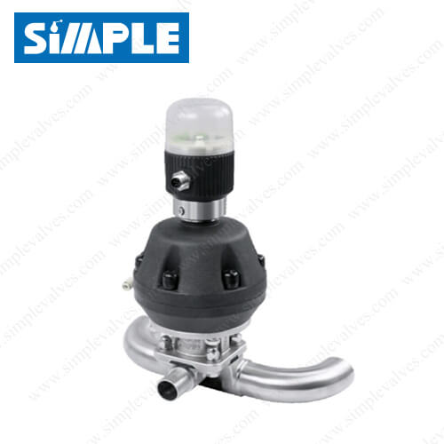 Hygienic Diaphragm Valves with 3-way U Body and F-TOP Hygienic Diaphragm Valves with 3-way U Body and F-TOP