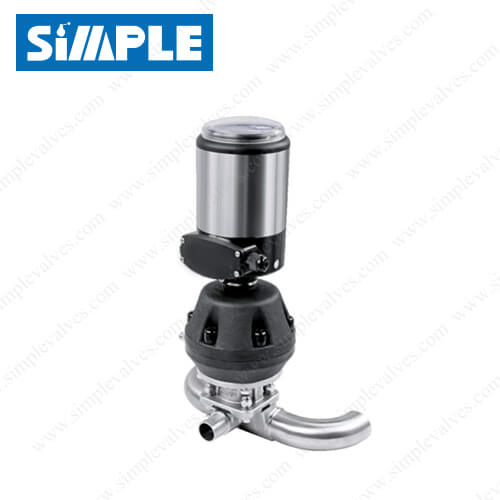 Hygienic Diaphragm Valves with 3-way U Body and IL-TOP Hygienic Diaphragm Valves with 3-way U Body and IL-TOP