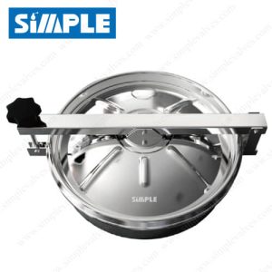 Hygienic Manhole Cover with Back-side opening SMRD-17