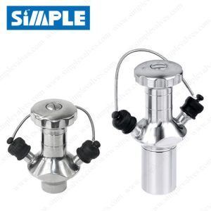 Hygienic Sample Valve with Auto Reset Handle
