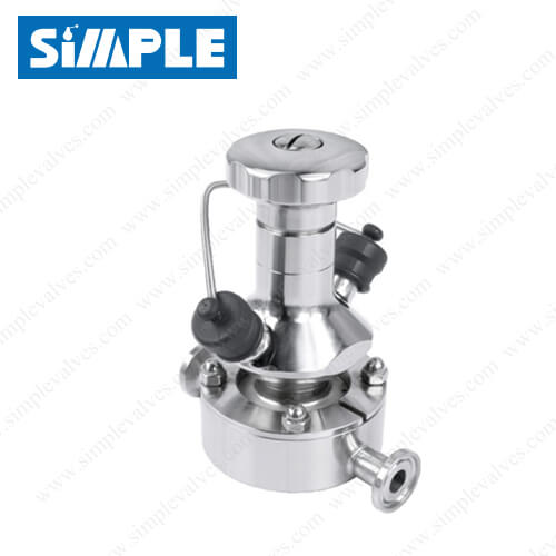 Hygienic Sample Valve with Pipe Connector Hygienic Sample Valve with Pipe Connector