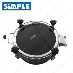 Hygienic Tank Manhole Lid with Glass Pane, SMRD-21