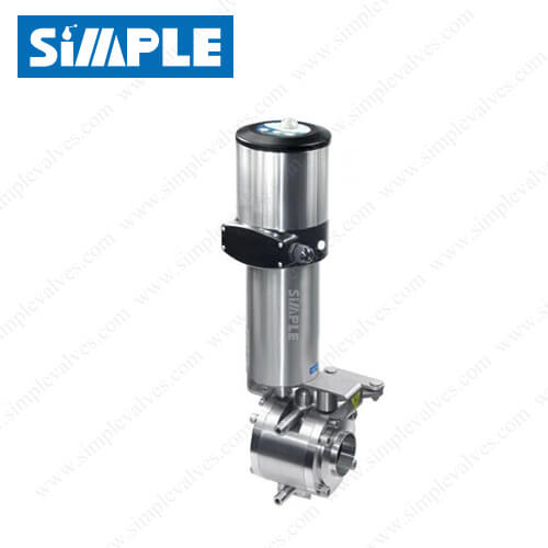 Leakage Butterfly Valves, Pneumatic Mixproof Butterfly Valve with EP Positioner Leakage Butterfly Valves, Pneumatic Mixproof Butterfly Valve with EP Positioner