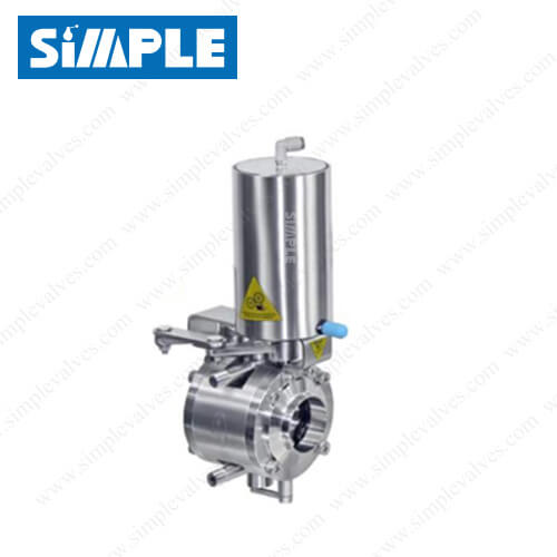 Leakage Butterfly Valves, Pneumatic Mixproof Butterfly Valve Leakage Butterfly Valves, Pneumatic Mixproof Butterfly Valve