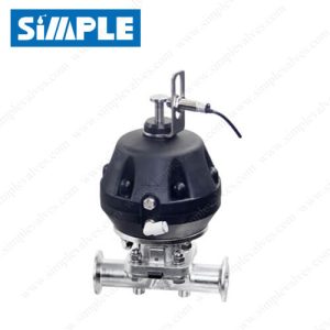 Pneumatic Diaphragm Valve with Proximity Switches, PNP or NPN Sensors