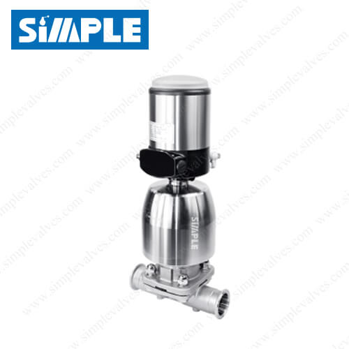 Sanitary Pneumatic Operated Diaphragm Valve with IL-TOP (EP Positioner) Sanitary Pneumatic Operated Diaphragm Valve with IL-TOP (EP Positioner)