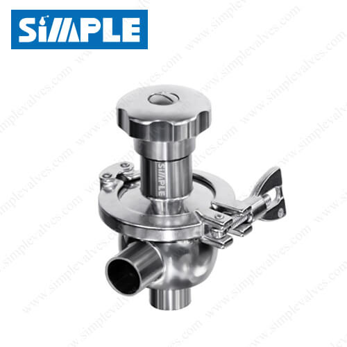 Radial Diaphragm Valve, Aseptic Design, Manual Type Radial Diaphragm Valve, Aseptic Design, Manual Type