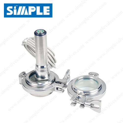 SV-12DC Sanitary Tri Clamp Sight Glass with Lighting SV-12DC Sanitary Tri Clamp Sight Glass with Lighting