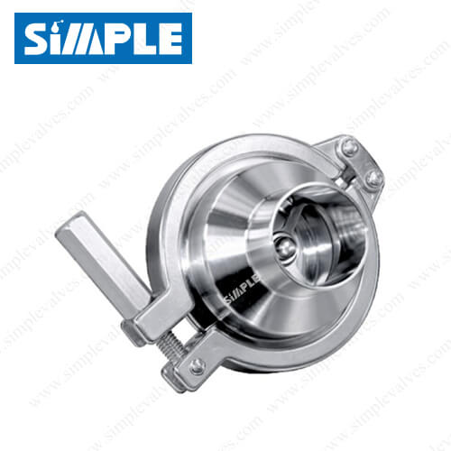 Hygienic Check Valve with Butt-weld Ends, Spring Check Valve 2 Hygienic Check Valve with Butt-weld Ends, Spring Check Valve 2