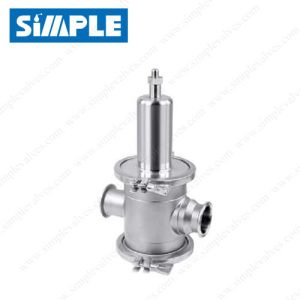 SV-9RT Sanitary Pressure Relief Valve Tri Clamp End, T Style