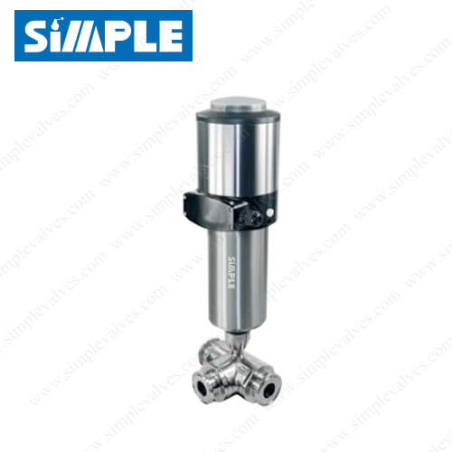 Sanitary 3 Way Valve with C-TOP Sanitary 3 Way Valve with C-TOP