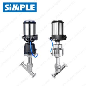 Sanitary Angle Seat Valve with IL-TOP (EP Positioner)
