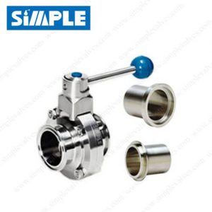 Sanitary Butterfly Valves with I-Line Ends, Manual Type