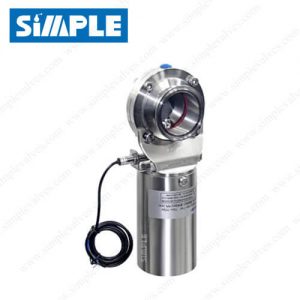 Sanitary Clamp Butterfly Valve with Proximity Switches, Pneumatic Type