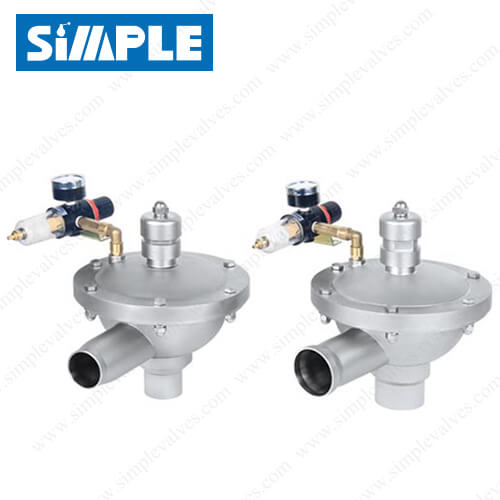 Sanitary Constant Pressure Control Valve with Air Filter Regulator, Butt-weld Sanitary Constant Pressure Control Valve with Air Filter Regulator, Butt-weld