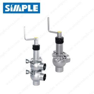 Sanitary Diverter Valve, Flow Diverter Valve, Manual Type