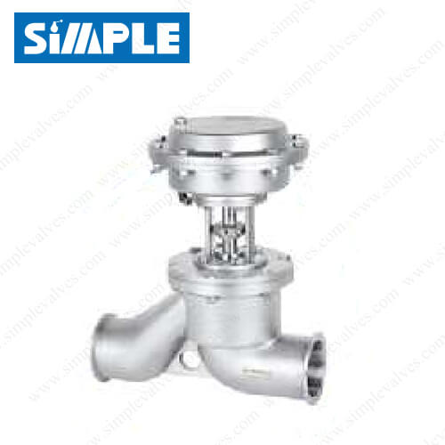 Sanitary Globe Valve with Diaphragm Actuator Sanitary Globe Valve with Diaphragm Actuator
