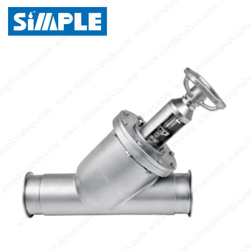 Sanitary Manual Angle Seat Valve Sanitary Manual Angle Seat Valve