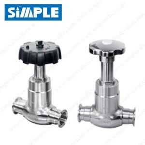 Sanitary Manual Globe Valve, Plastic or Stainless Handwheel