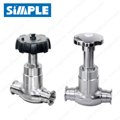 Sanitary Manual Globe Valve, Plastic or Stainless Handwheel Sanitary Manual Globe Valve, Plastic or Stainless Handwheel
