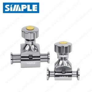 Sanitary Mini Diaphragm Valves with Tri-clamp Ends, Manual Type