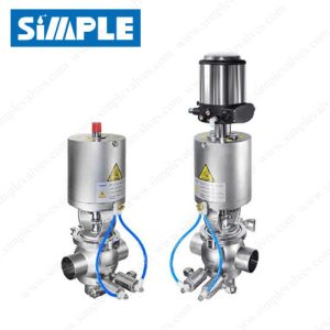 Sanitary Mixproof Valve with External CIP SIP Capability
