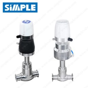 Sanitary Pneumatic Globe Valve with C-TOP Control Module