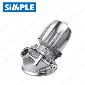 Sanitary Pneumatic Operated Diaphragm Valve, Tank Bottom Type