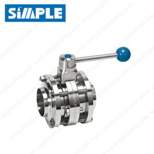 Sanitary Sandwich Butterfly Valves, Manual Type