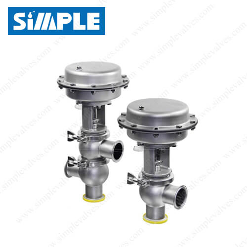 Sanitary Single Seated Control Valve with Diaphragm Actuator, High Pressure Application Sanitary Single Seated Control Valve with Diaphragm Actuator, High Pressure Application