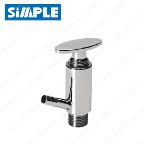 Sanitary Threaded Sample Valve with Elliptic Handle, Manual Type Sanitary Threaded Sample Valve with Elliptic Handle, Manual Type