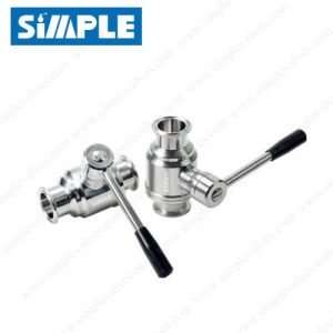 Sanitary Tri Clamp Ball Valve, 2-way Ball Valve, Manual Type