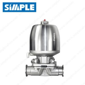 Sanitary Tri Clamp Diaphragm Valve with Pneumatic Actuator