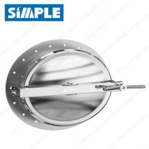 Stainless Steel Pressure Manhole with Back-side opening SMOV-49