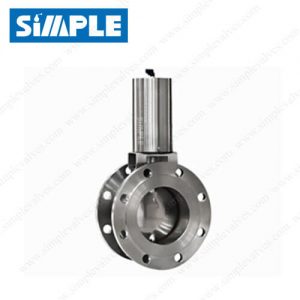 Stainless Steel Sanitary Valve with Flange Ends, Pneumatic Type