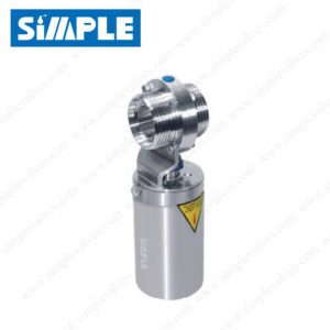 Threaded Butterfly Valve, Sanitary Design, Pneumatic Type