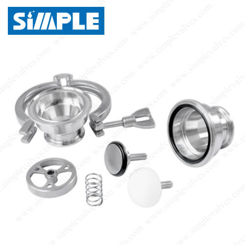 SV-3C Sanitary Check Valve Parts View SV-3C Sanitary Check Valve Parts View