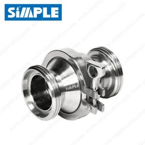 Sanitary Spring Check Valve with Threaded Ends