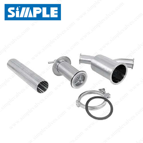 SV-14YC Sanitary Y Strainer Parts View SV-14YC Sanitary Y Strainer Parts View