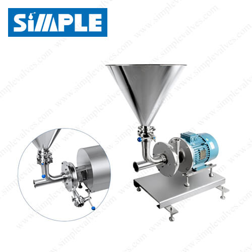 SV-18JZ1 Sanitary Emulsifying Homogenizing Pump with Hopper SV-18JZ1 Sanitary Emulsifying Homogenizing Pump with Hopper