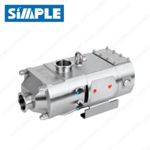 SV-18LGR Sanitary Twin Screw Pump, Vertical Flow