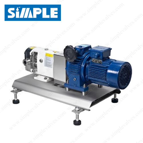 SV-18TUL-M Sanitary Positive Displacement Pump with Motor SV-18TUL-M Sanitary Positive Displacement Pump with Motor